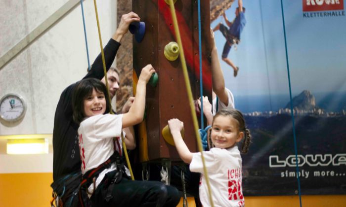 Spaß und Action garantiert! © Bronx Rock Kletterhalle